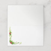 名前座席表 – メリークリスマスホリー プレイスカード (外部開封)