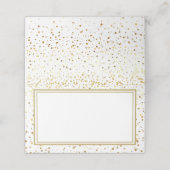 名前座席表-金ゴールド星 プレイスカード (外部開封)