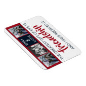 名前感動的と写真との友情 マグネット (右側)