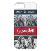 名前感動的と写真の友情bff Case-Mate iPhoneケース (裏面)