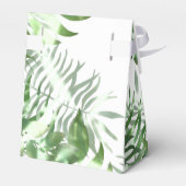 名前感謝してい日ホワイトトロピックモンステラお願いギフト フェイバーボックス (裏面サイド)