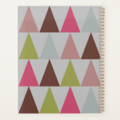 名前数々の付き三角形パターンイニシャル プランナー手帳 (裏面)
