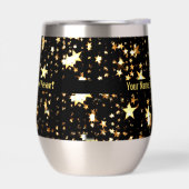 名前文字ハッピーニューイヤー11ozステンレス鋼 (左面)