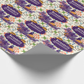 名前文字メッセージパターカラフルンの削除 ラッピングペーパー (角)