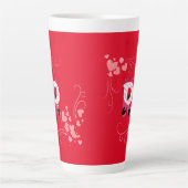 名前文字「R」 カフェラテマグ (正面)