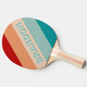 名前淡い色の付きはっきりしたストライプのSeaglass 卓球ラケット (横)