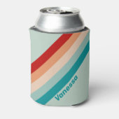 名前淡い色の付きサストライプーグラス文字 缶クーラー (缶裏面)