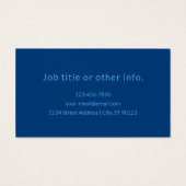 名前等の編集可能モノグラムのな文字テンプレート (裏面)