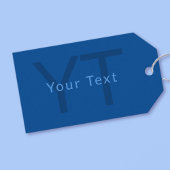 名前等の編集可能モノグラムのな文字テンプレート ギフトタグ