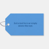 名前等の編集可能モノグラムのな文字テンプレート ギフトタグ (裏面横)