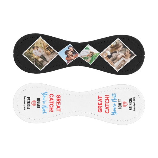 名前素晴らしと4枚の写真であなたは次をキャッチ 野球ボール (パネル)