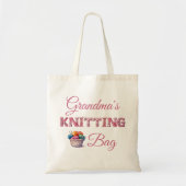 名前編み物 トートバッグ (正面)