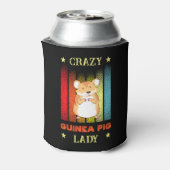 名前編集文字熱狂するGuinea Pig Lady 缶クーラー (缶裏面)