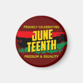 名前編集文字祝の12番目の自由を追加 マグネット (正面)