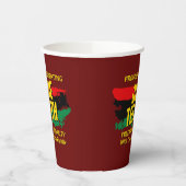 名前編集文字祝の12番目の自由を追加 紙コップ (左)