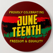 名前編集文字祝の12番目の自由を追加 缶バッジ (正面)