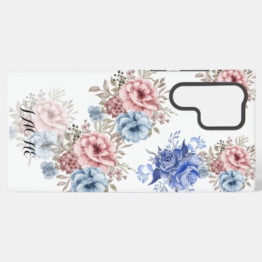名前編集用スマホケース SAMSUNG GALAXYケース (裏面横)