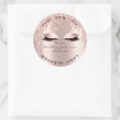 名前美しいLshesドリップスバラスパークラッシュクリーナー ラウンドシール (バッグ)