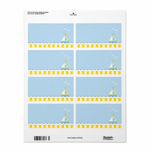 名前航海のタグ ラベル (フルシート)