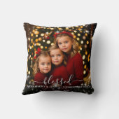 名前賛美付きスパークルフレーム クッション (裏面)