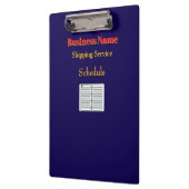 名前配送サービスでパーソナライズ クリップボード (左)