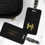 名前金ゴールドフェイクMr.ブラックストライプPersonalize ラゲッジタグ<br><div class="desc">黒スタイリッシュパーソナライズされた色の模様の背景に対しフェイクて金ゴールドフォイルのブラシスクリプトで「Mr」という言葉を使ったラゲッストライプジのタグ。新しい素晴らしお祝い結婚やお祝い。暗い背景に対して自分の名前を目立たせもして、フォントの色を明るい色に変更するか、金ゴールドのような色を使用するには、このカラーコード#c6a74dを使用する。一致するMrs.ラゲッジタグをここにチェックしてくださいhttps://www.zazzle.com/personalize_with_name_faux_gold_mrs_black_stripes_bag_tag-256963248431040951?rf=238364477188679314プレースホルダ文字をあなたの情報に置き換えて、このラベルをパーソナライズし、フォントを変更するなどのより多くのオプションとは「クリックit」ボタンのサイズにはカスタマイズ、その他のオプションのために。*ズームプレビューに表示されるZazzle透かしは、最終印刷製品には表示されないことに注意。©ローズウッド、柑橘類</div>