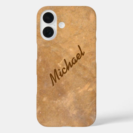 名前金ゴールド石の外観 Case-Mate iPhoneケース (裏面)