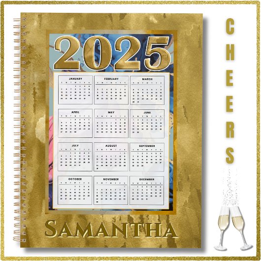 名前2025カレンダーの追加 プランナー手帳