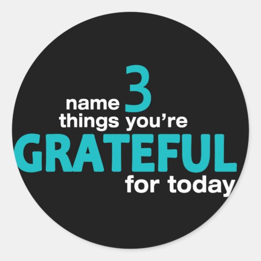 名前3 Things...コレクション ラウンドシール (正面)