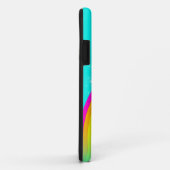 名前6レターレインボーアクアケース Case-Mate iPhoneケース (裏面/右)