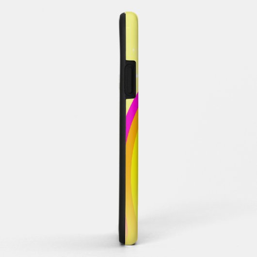 名前7レターレインボーイエローiphoneケース Case-Mate iPhoneケース (裏面/右)