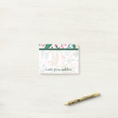 名前 |かわいい水彩のナマケモノ ポストイット (デスク上)