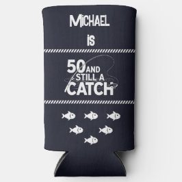 [名前]は50であり、まだキャッチおもしろい誕生日ギフト スリム缶クーラー