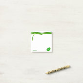 名前 |アイルランドキスの口紅のブロット図 ポストイット (デスク上)