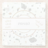 名前 || アーストーンテラゾグランパパパ ガラスコースター (裏面)