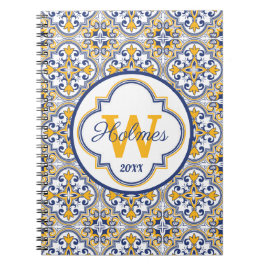 💙💛名前+イニシャルアズレジョスノートブック ノートブック