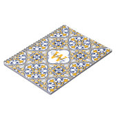 💙💛名前+イニシャルアズレホス ノートブック (左側)