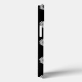 名前　カスタマイズ　ひまわり　ブラック      Case-Mate iPhoneケース (裏面 / 右)
