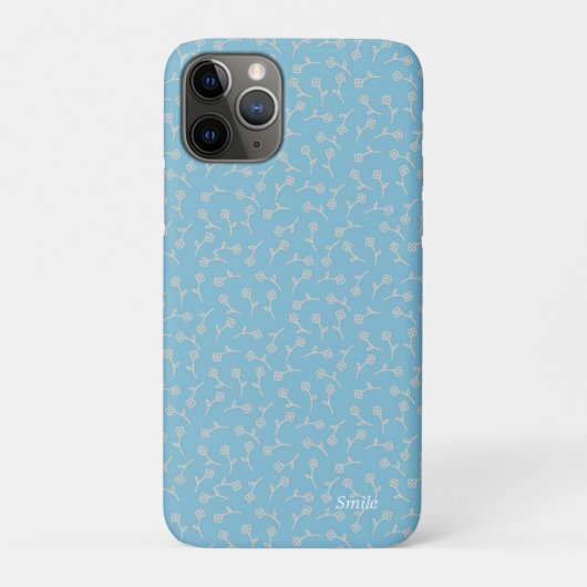 名前 カスタム 夕化粧 ブルー Case-Mate iPhoneケース iPhone 11 Proケース (裏)