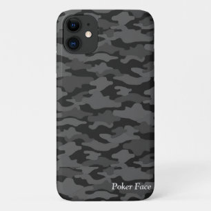 名前　カスタム　迷彩　（ダーク） iPhone 11 ケース