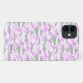 名前　カスタム　迷彩（ピンク）  Case-Mate iPhoneケース iPhone 11 ケース (裏面(横))