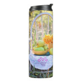 名前、カラフルヴィンテージ秋 – 秋プリント12oz. タンブラー (回転左)