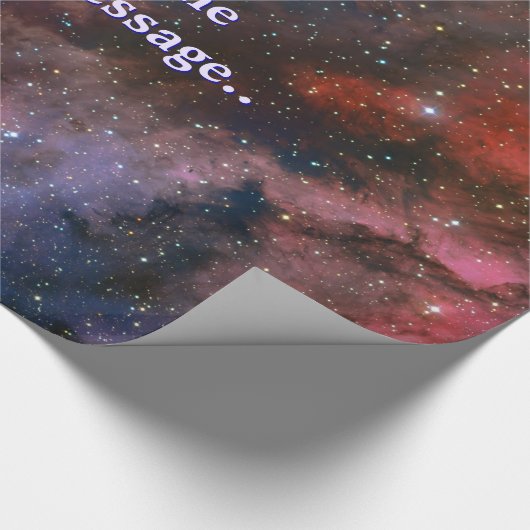 名前、カリーナの星雲、陰謀的な宇宙のイメージ ラッピングペーパー (角)