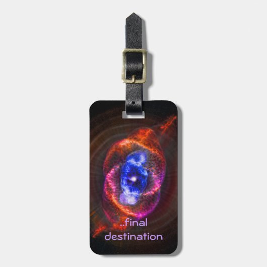 名前、キャッツ・アイの星雲、神の宇宙の目 ラゲッジタグ (正面縦)