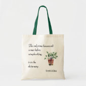 名前、クラフトユーモアのあることわざ、コットントート トートバッグ (正面)