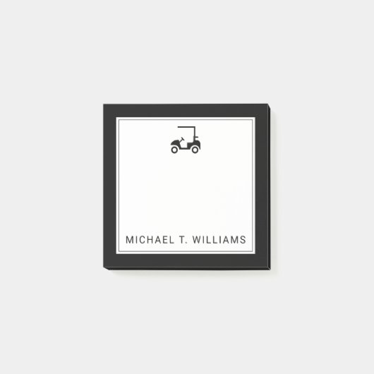 名前 |ゴルフカート ポストイット (正面)