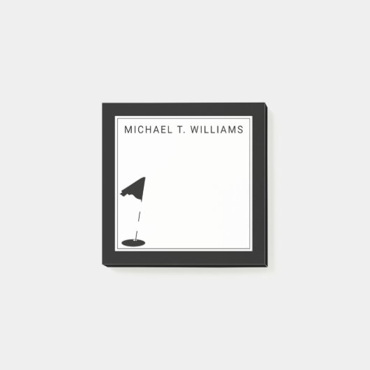 名前 |ゴルフフラグ ポストイット (正面)