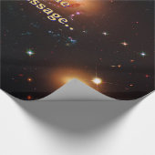 名前，ステファンQuintet深い宇宙スター銀河系 ラッピングペーパー (角)