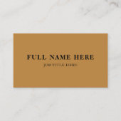 名前、タイトル、ロゴ付きミニマル名刺 名刺 (正面)