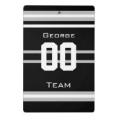 名前,#,チーム,スポーツファンチーム ミニクリップボード (裏面)